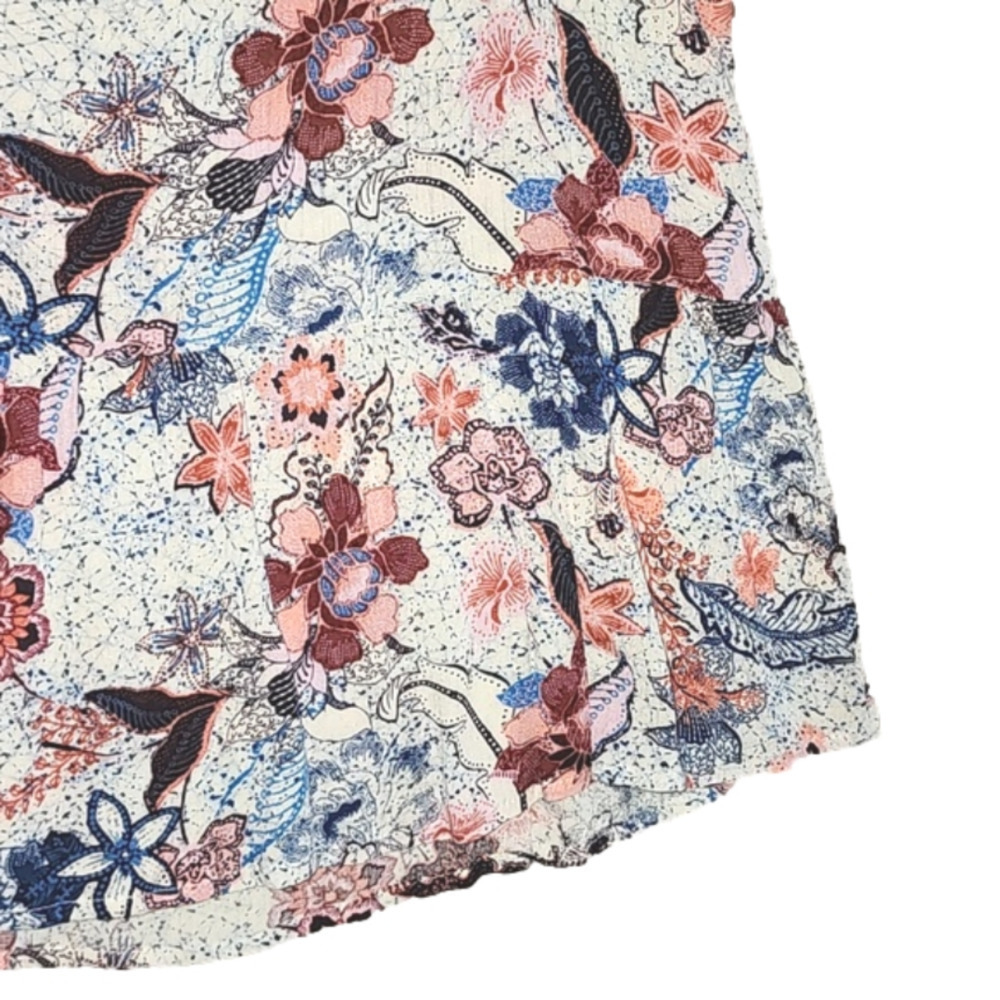 KNOX ROSE Flowy Floral Patterned Blouse - Picture 4 of 8